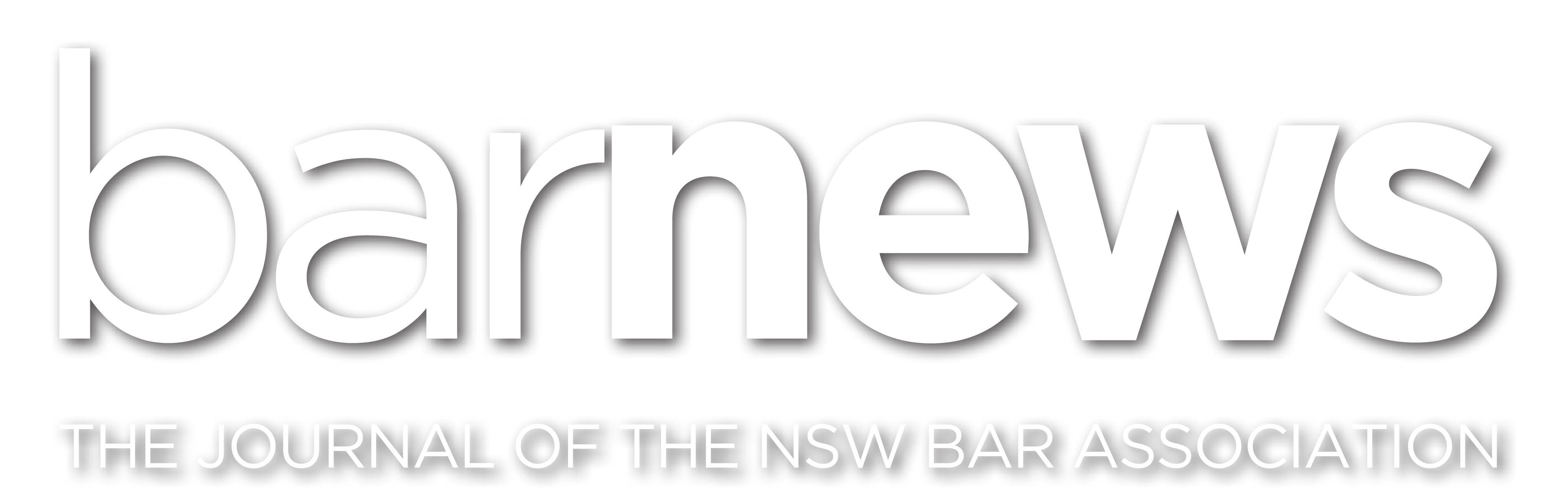 Logo of the Bar News the journal of the NSW Bar Association