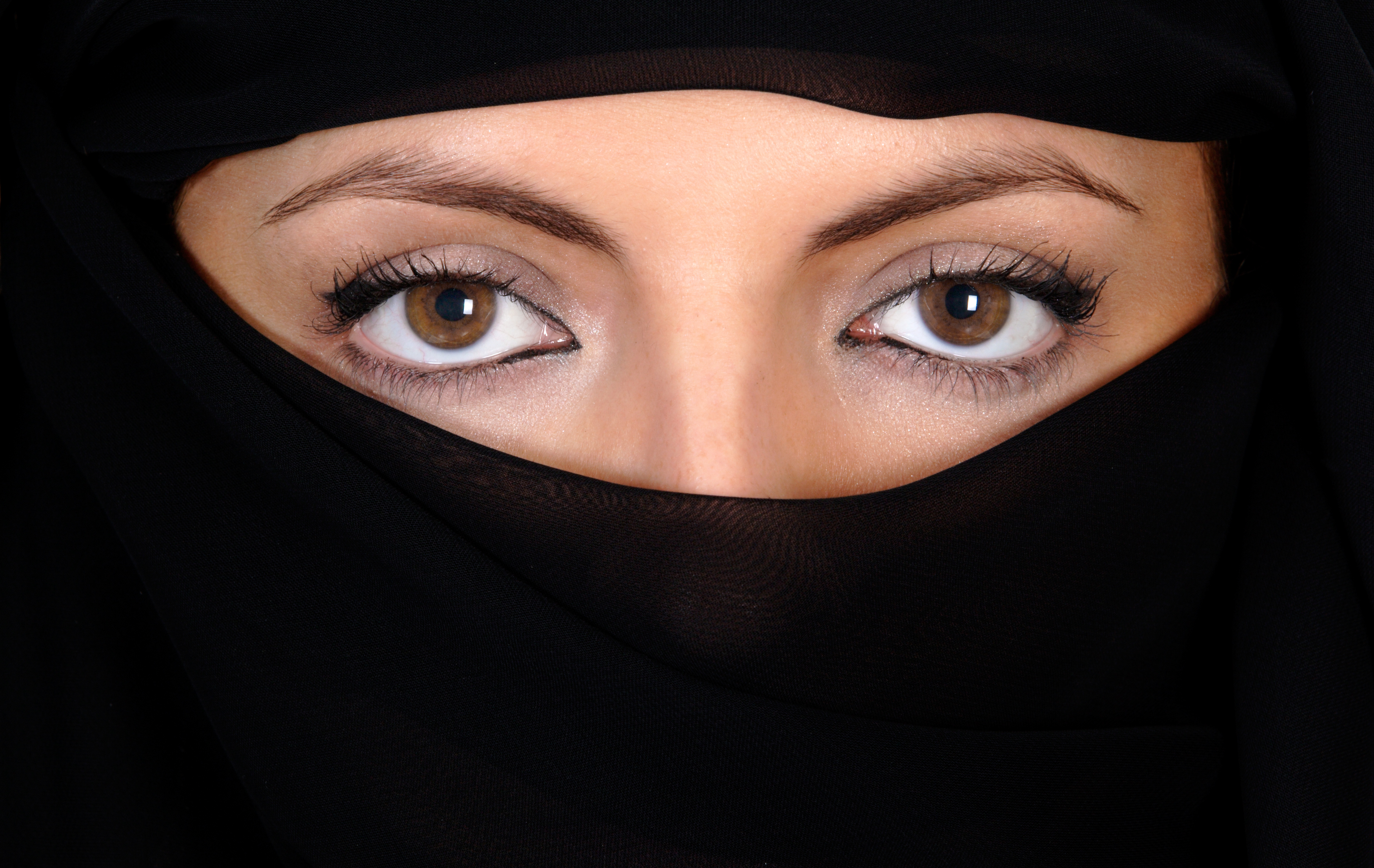 Afghan woman wearing a niqab