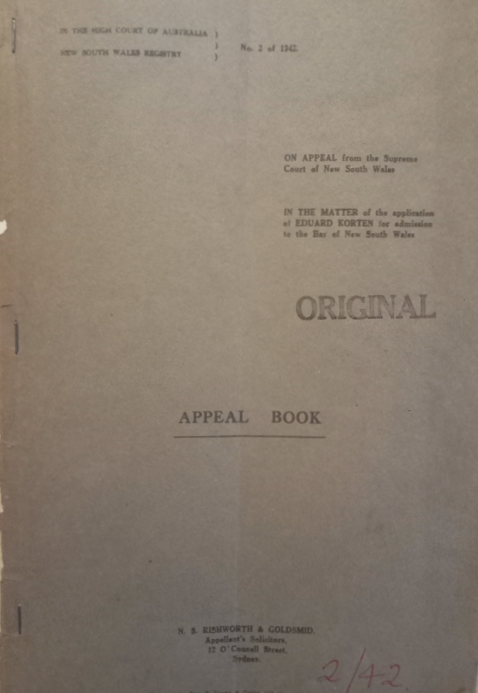 Old Appeal Book cover